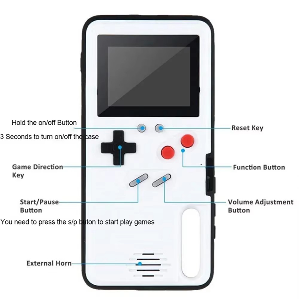 Retro Gaming Case - For iPhone 14 16 15 12