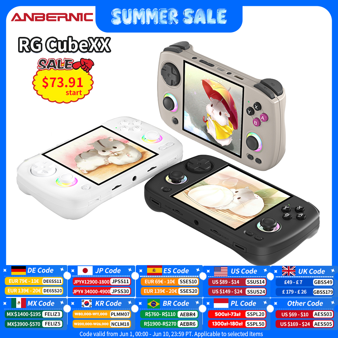 Retro Gaming La - Anbernic RG CubeXX Retro Handheld Games