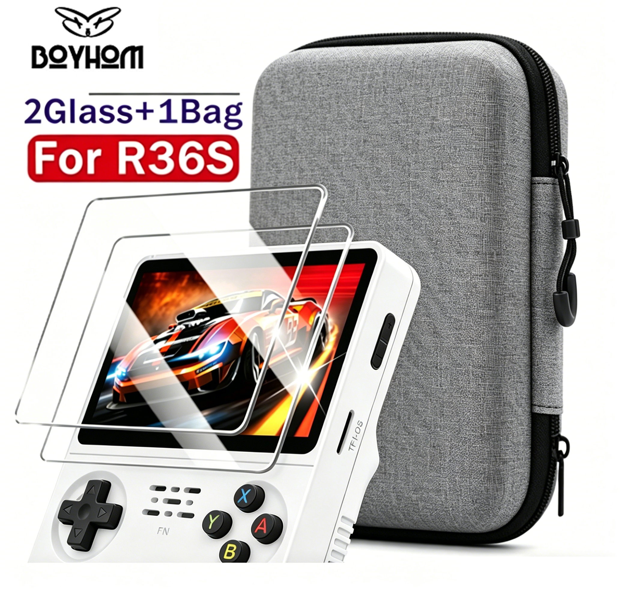 Retro Gaming Images - BOYHOM Official R36S Tempered Glass Screen