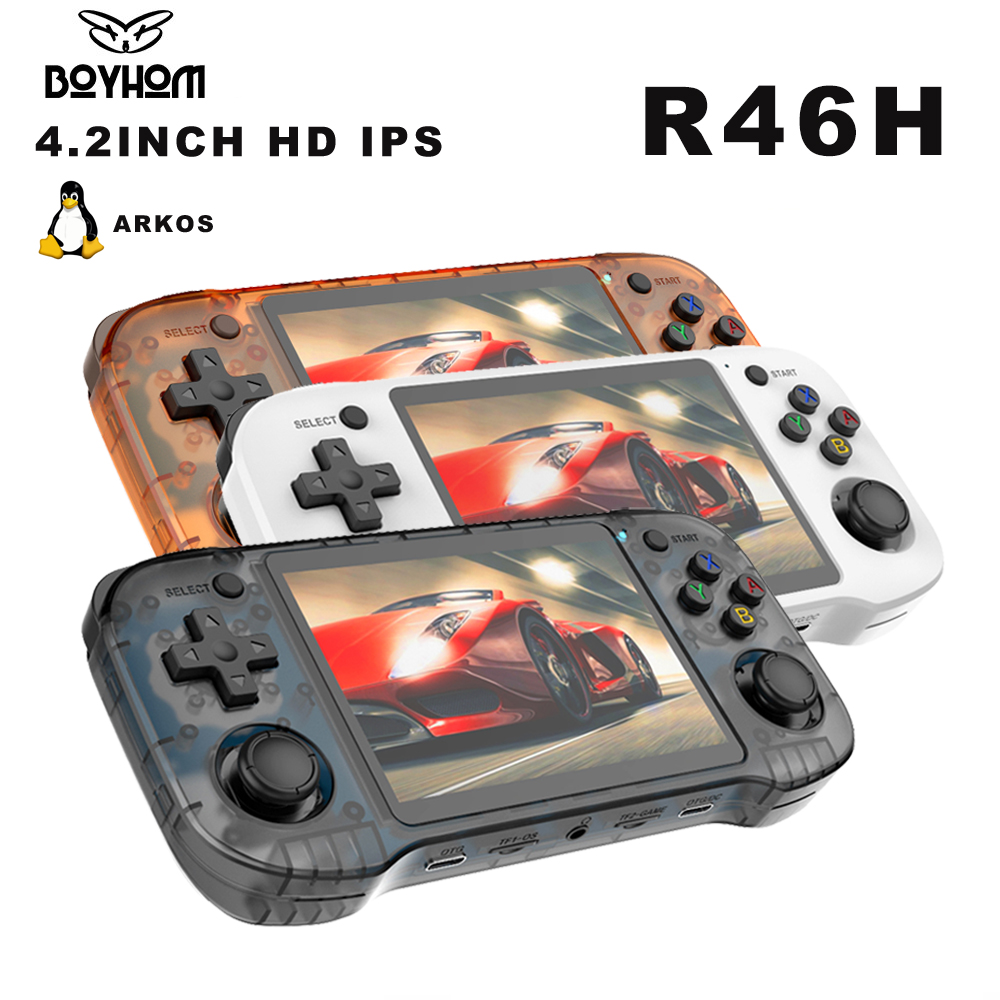 Retro Gaming On Linux - R46H Retro Handheld Game Console Linux