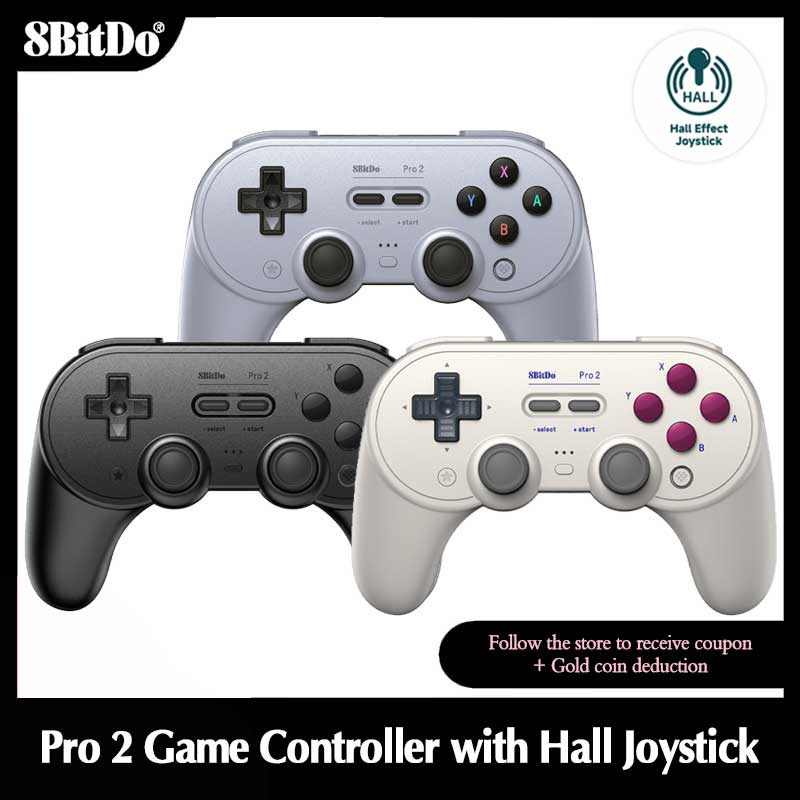 Retro Gaming Joystick - 8Bitdo Pro2 Bluetooth Game Controller Wireless