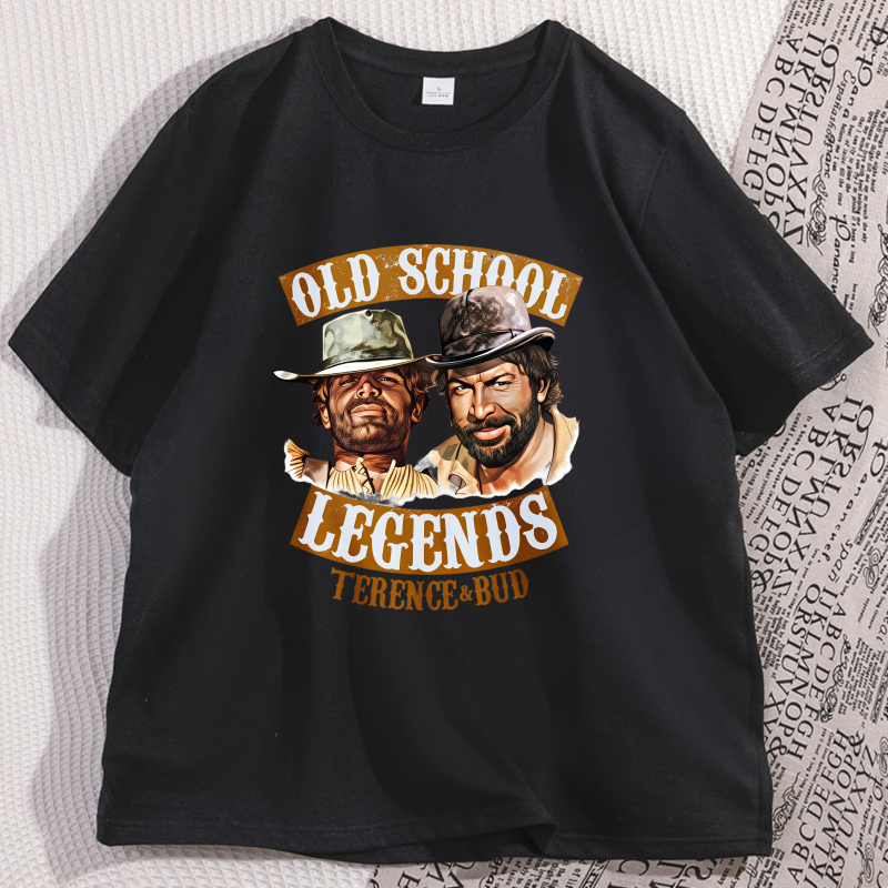 Retro Gaming T Shirt - Old School Legends Bud Spencer T