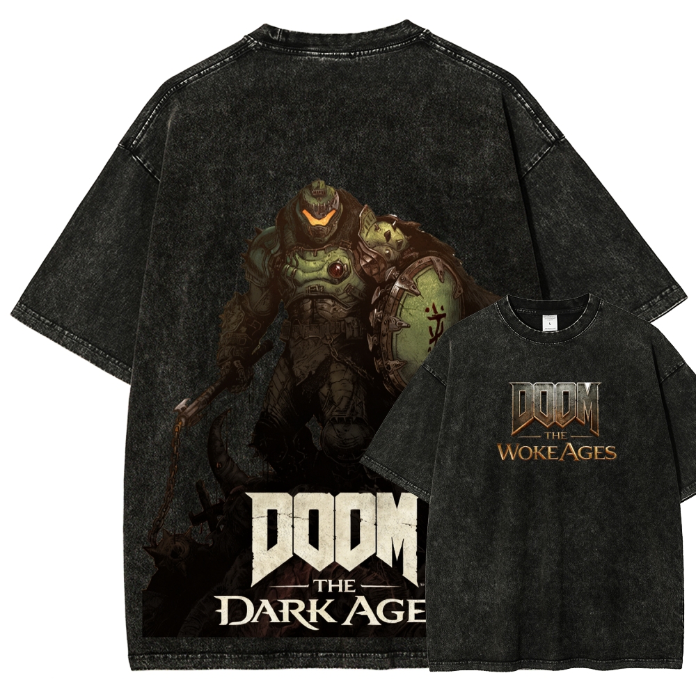 Retro Gaming T Shirt - Classic FPS Game DOOM Retro Style