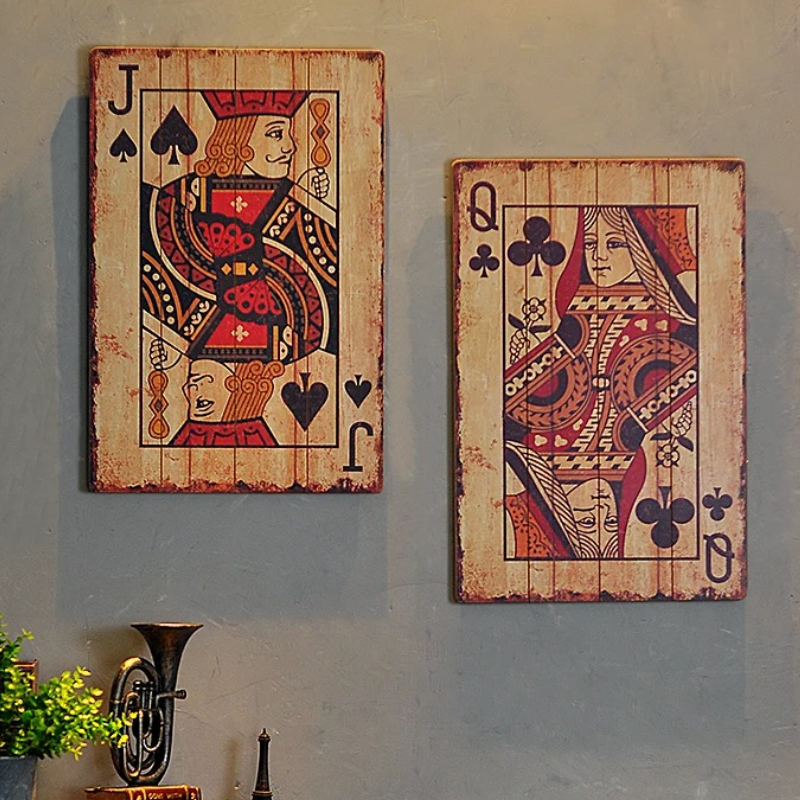 Industrial Chic Poker Wall Dec – Retro Gaming Bar Bewertung und Preis