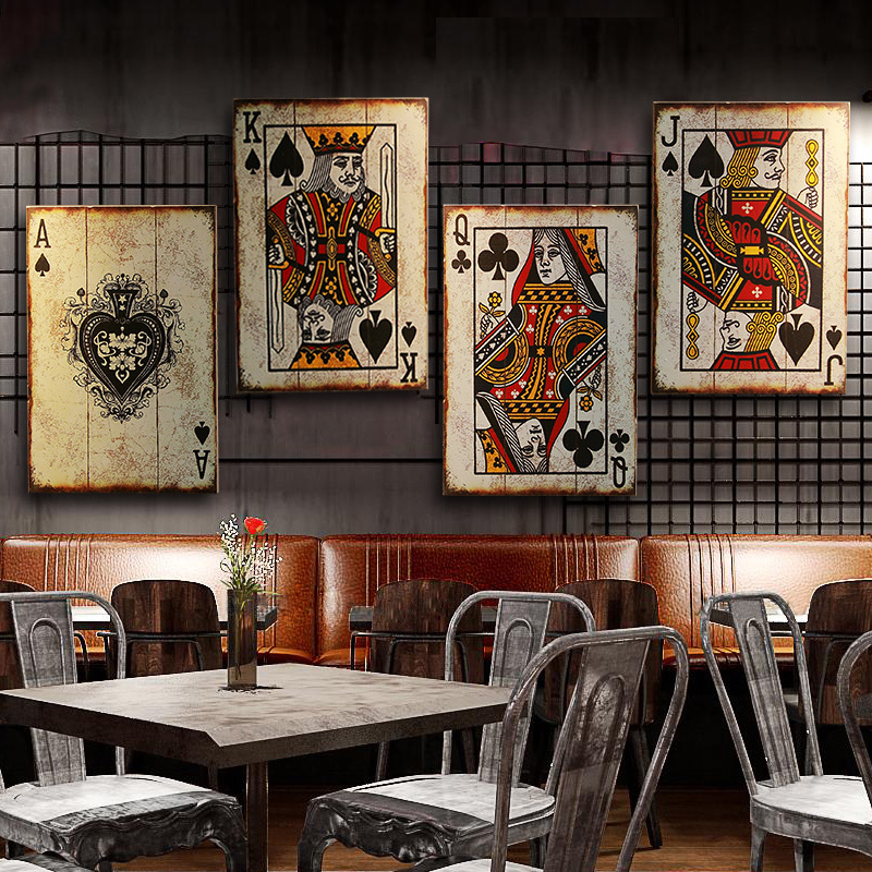 Industrial Chic Poker Wall Dec – Retro Gaming Bar Bewertung und Preis