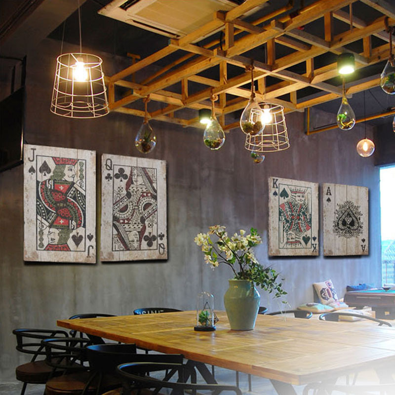 Industrial Chic Poker Wall Dec – Retro Gaming Bar Bewertung und Preis