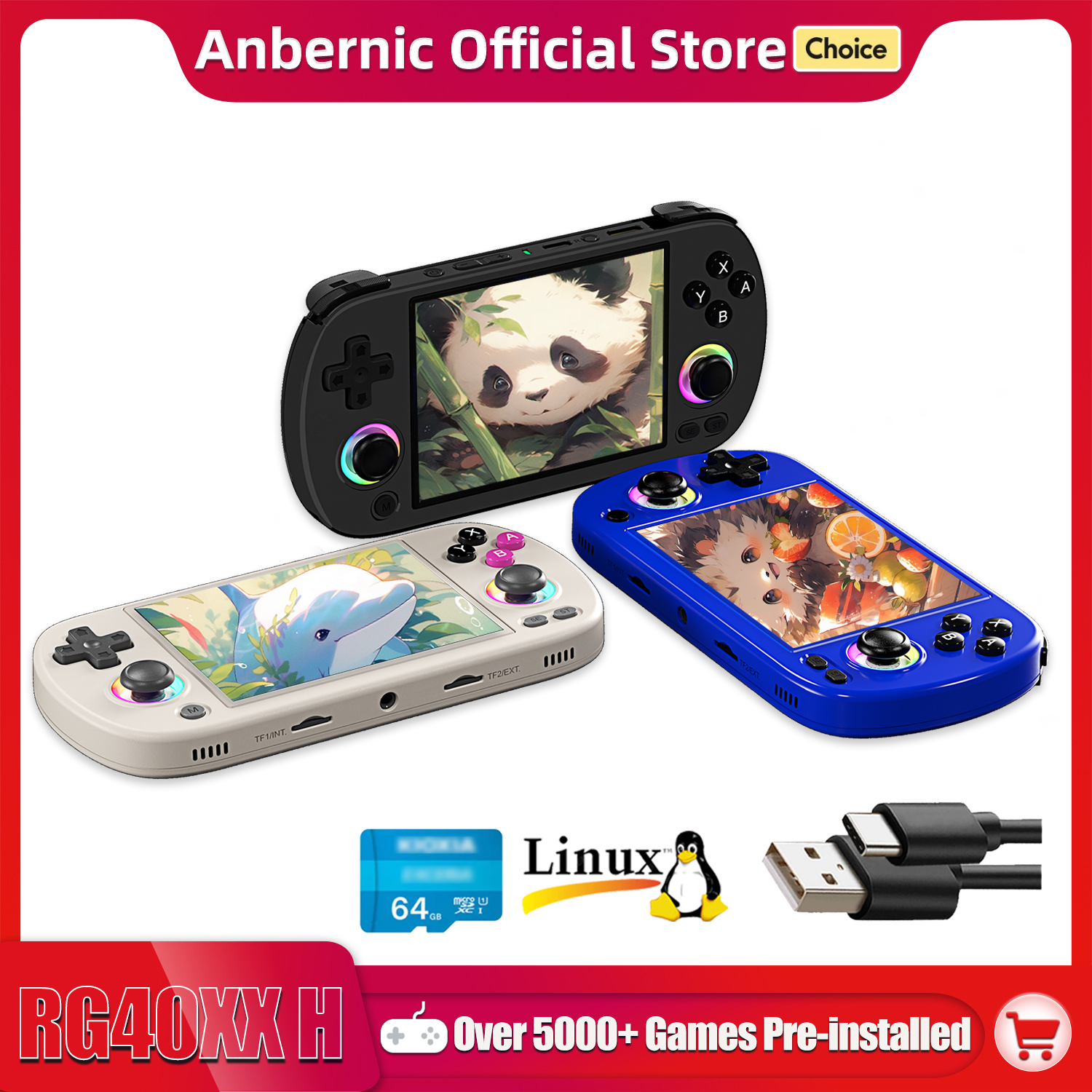 ANBERNIC RG40XX H Handheld Gam – Retro Gaming La Bewertung und Preis