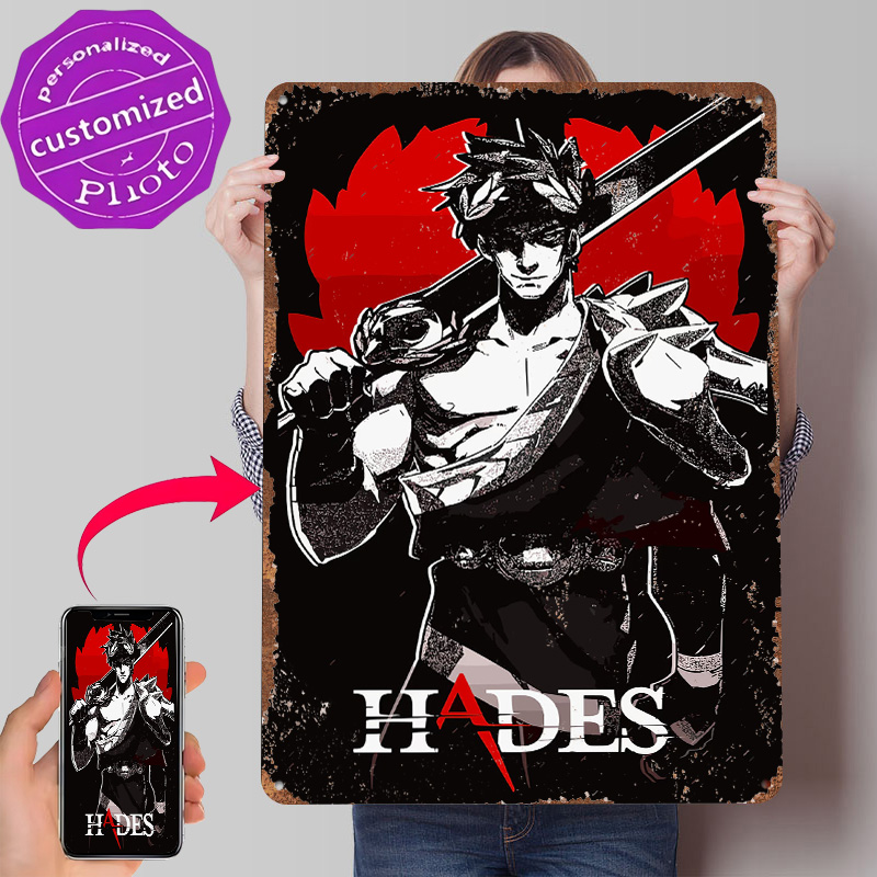 Hades Game Metal Poster Custom – Retro Gaming Bar Bewertung und Preis