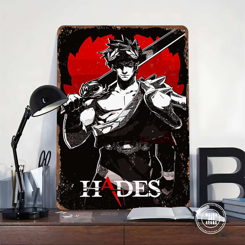Hades Game Metal Poster Custom – Retro Gaming Bar Bewertung und Preis