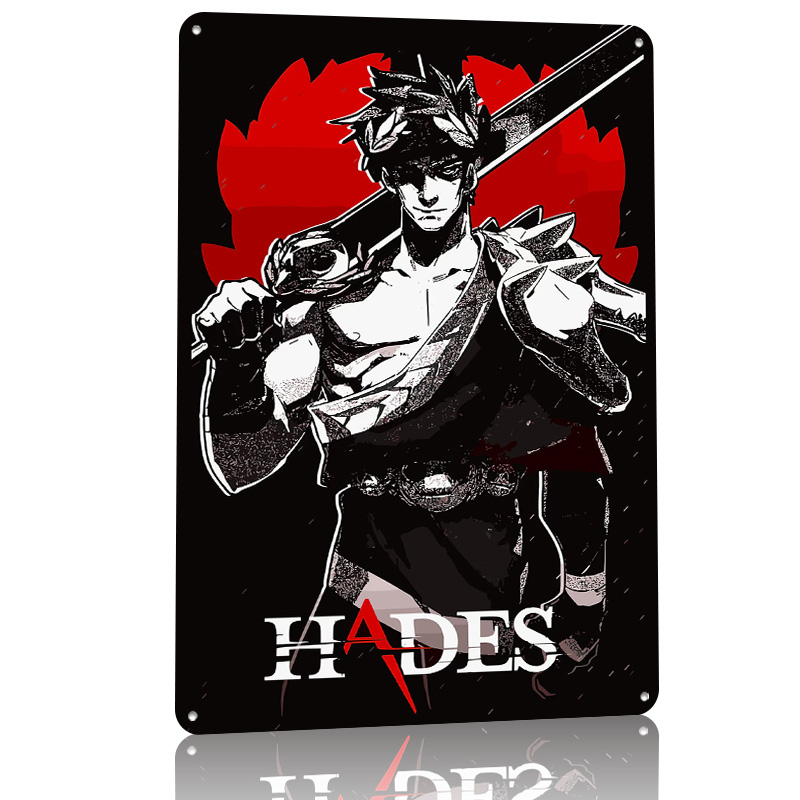 Hades Game Metal Poster Custom – Retro Gaming Bar Bewertung und Preis