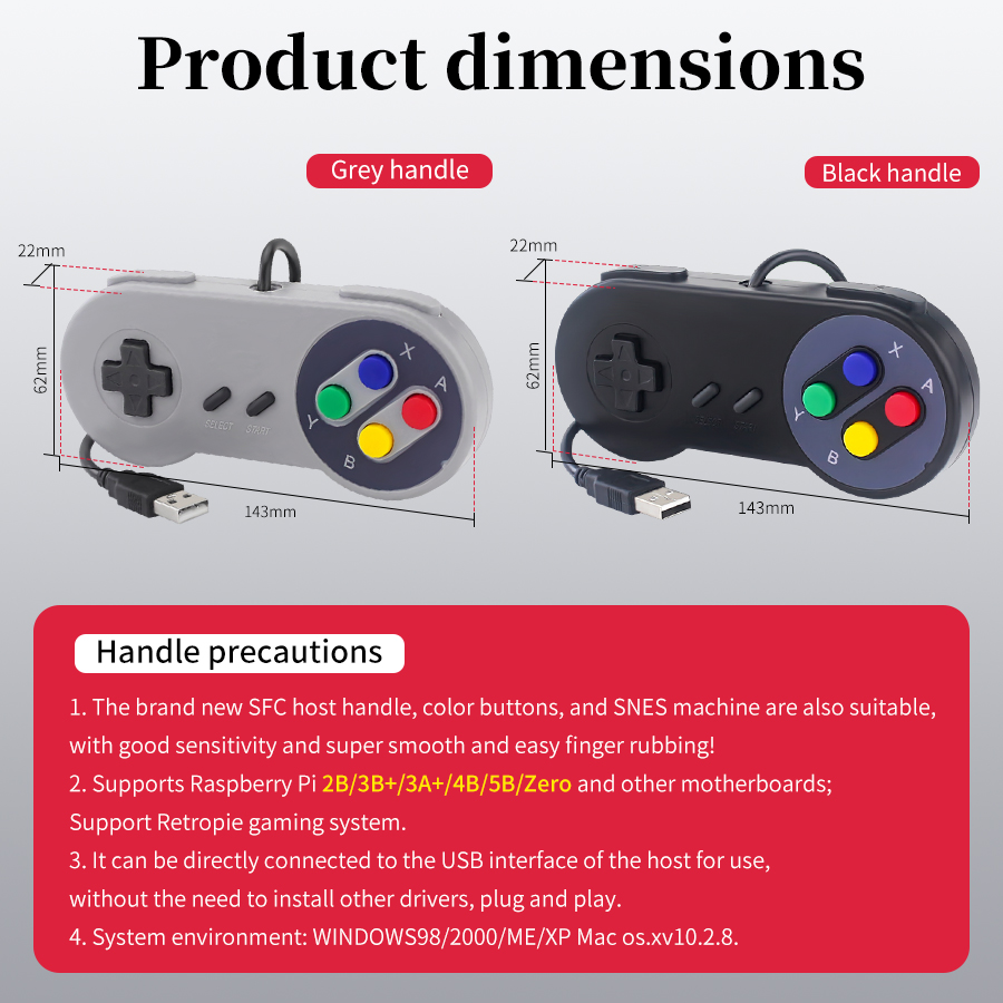 USB Retro Gamepad Plug and Pla – Raspberry Pi Retropie Bewertung und Preis