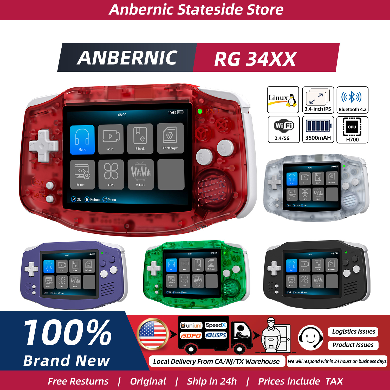 ANBERNIC RG34XX Retro Handheld – Retro Gaming La Bewertung und Preis