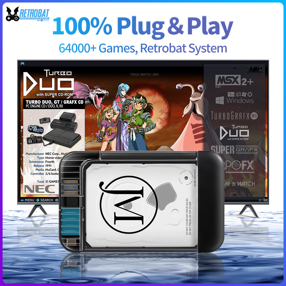 RETROBAT Portable 500G Gaming  – Retro Gaming Theme Bewertung und Preis