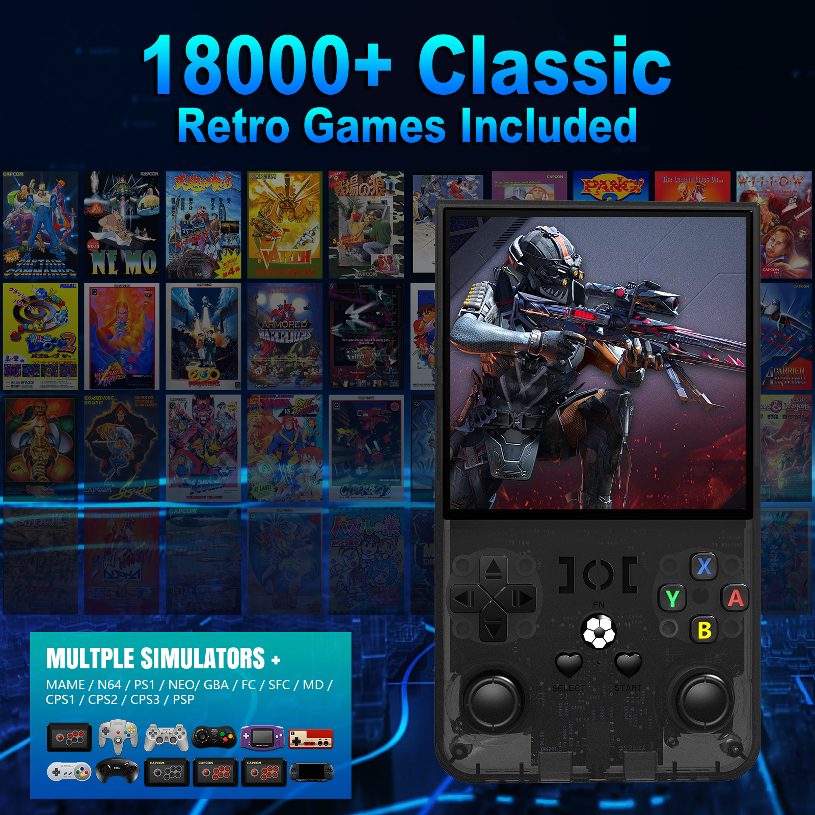 Open Source R36MAX Portable Vi – Retro Gaming Theme Bewertung und Preis