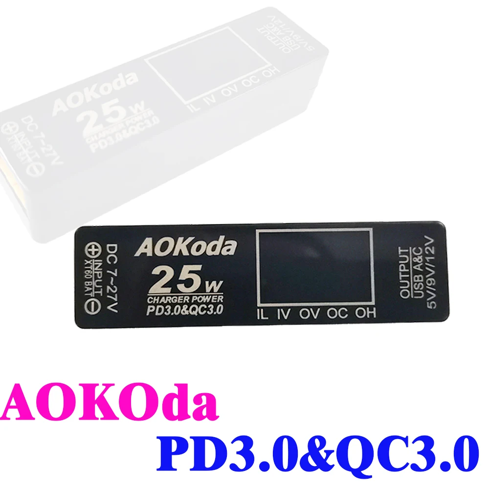 AOKoda XT60 to PD3.0 Lipo Batt – Controller Adapter Usb Bewertung und Preis