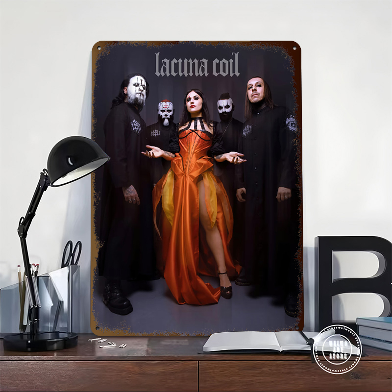 Lacuna Coil Band Portrait Tin  – Retro Gaming Bar Bewertung und Preis