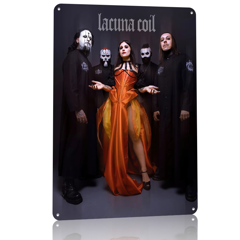 Lacuna Coil Band Portrait Tin  – Retro Gaming Bar Bewertung und Preis