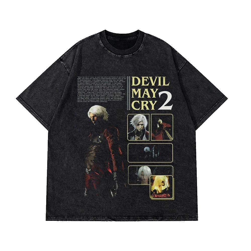 Devil May Cry Retro Washed T-s – Retro Gaming Shop Bewertung und Preis