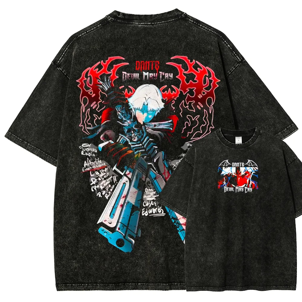 Devil May Cry Retro Washed T-s – Retro Gaming Shop Bewertung und Preis