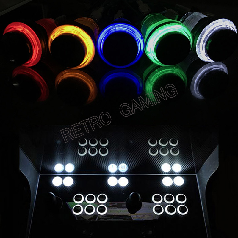 12pcs 6 Colors Arcade LED Push – Retro Gaming Shop Bewertung und Preis