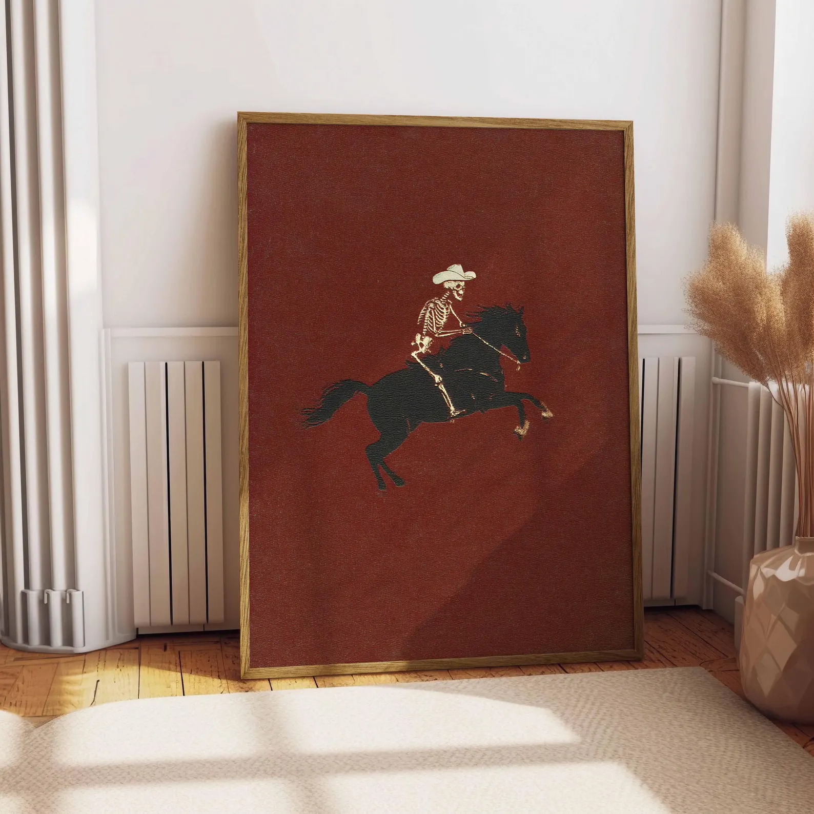 Skeleton Cowboy Illustration B – Retro Gaming Pictures Bewertung und Preis
