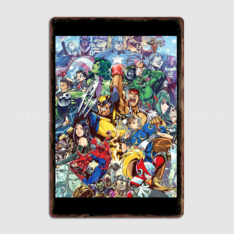 Vintage Street Fighter All Fig – Retro Gaming Bar Bewertung und Preis