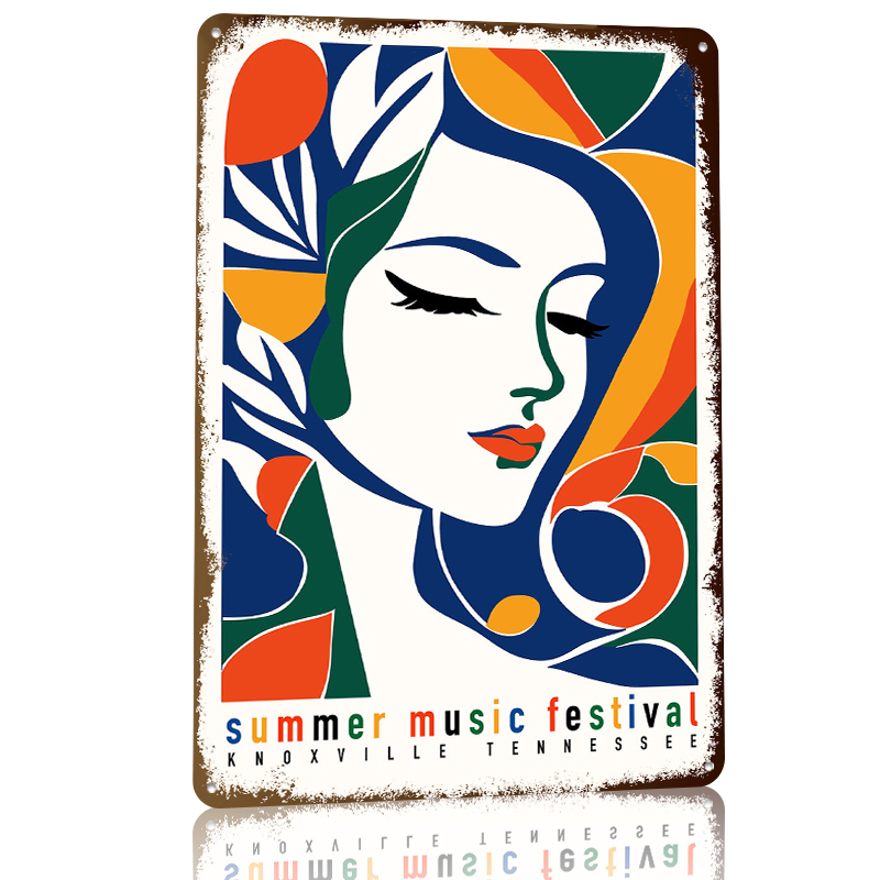 Summer Music Festival Tinplate – Retro Gaming Bar Bewertung und Preis