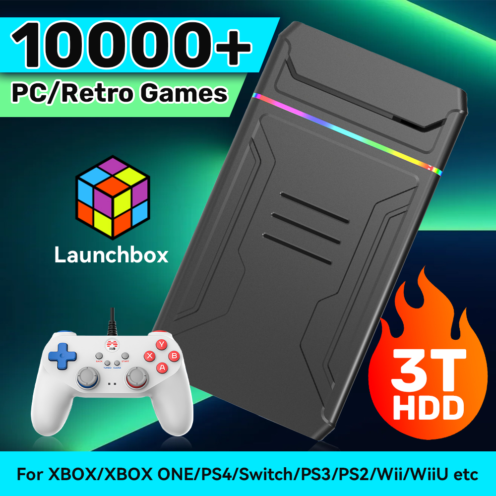 3TB Gaming Hard Drive With 100 – Retro Gaming Xbox One Bewertung und Preis
