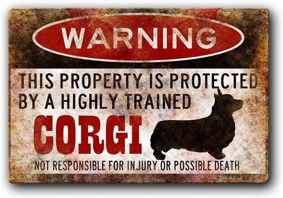 DAOLEG Warning Corgi Metal Pla – Retro Gaming Bar Bewertung und Preis