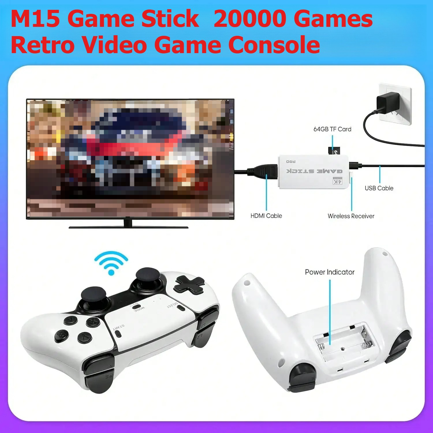 M15 Retro Video Game Console 2 – Retro Gaming Joystick Bewertung und Preis